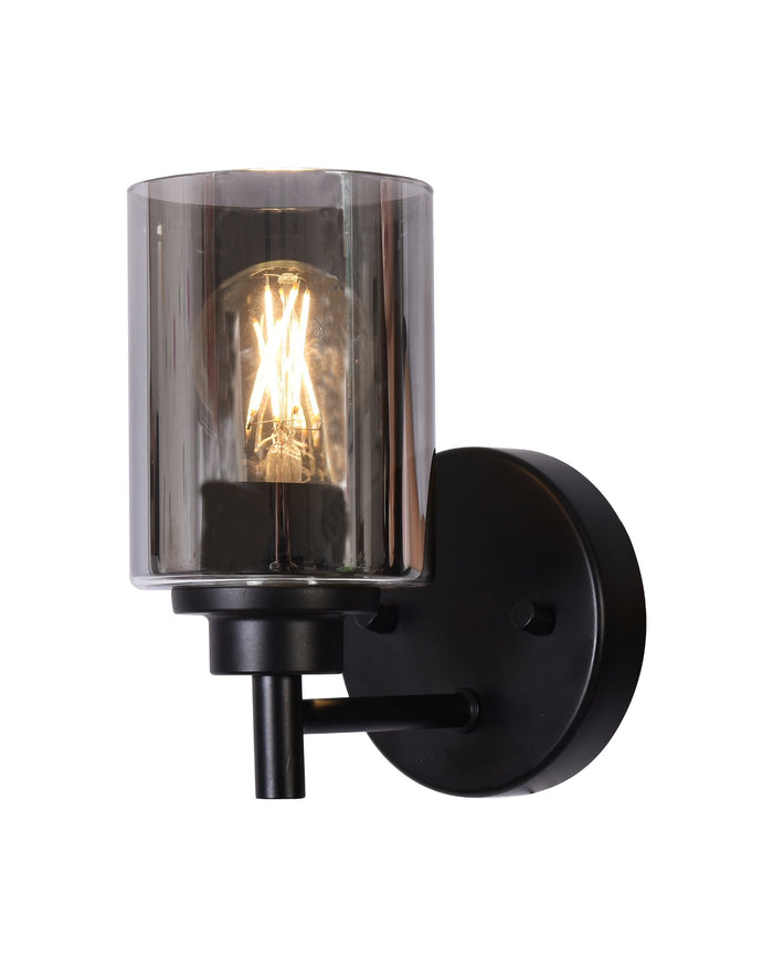 #001205 Wall Light in Black
