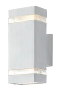 #00484 2 Light Outdoor Wall Light in White