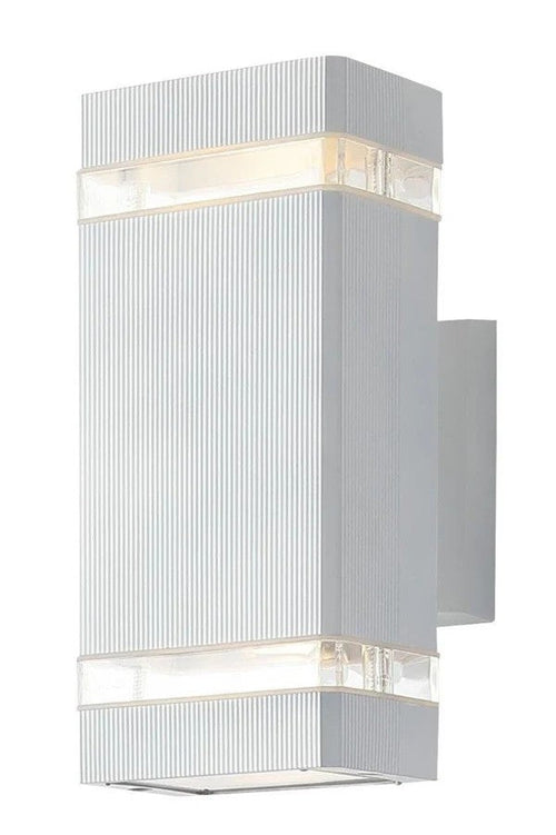 #00484 2 Light Outdoor Wall Light in White