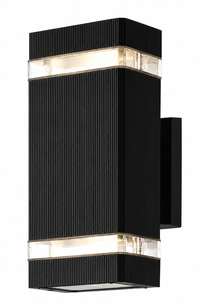 #00484 50W Outdoor Wall Light in Black