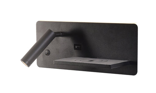 #00558 LED Wall Light in Black