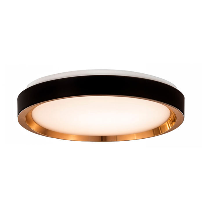 00919BK 28W LED Flush Mount Light in Black