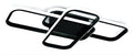 01003 42W LED Ceiling Light in Black
