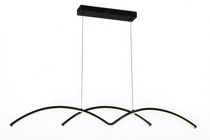 01004 38W LED Pendant Light in Black