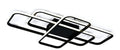 01012 54W LED Ceiling Light in Black
