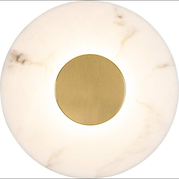 #01083 LED Wall Light in Brushed Brass