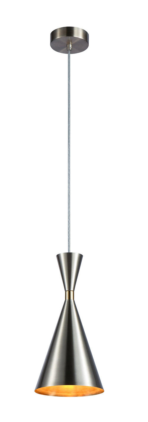 #01131 Pendant Light in Satin Nickel