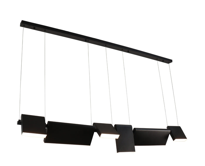 #01181 40W LED Pendant Light in Black