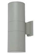 #01664 Outdoor 2 Light Wall Light in Grey