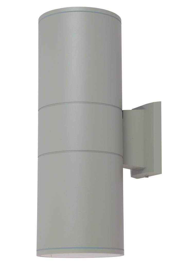 #01664 Outdoor 2 Light Wall Light in Grey