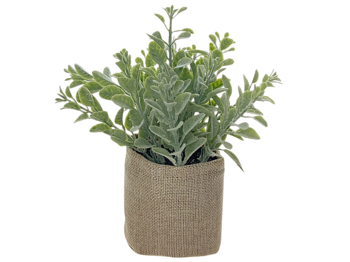 02429 Artificial Plant With Fabric Bag