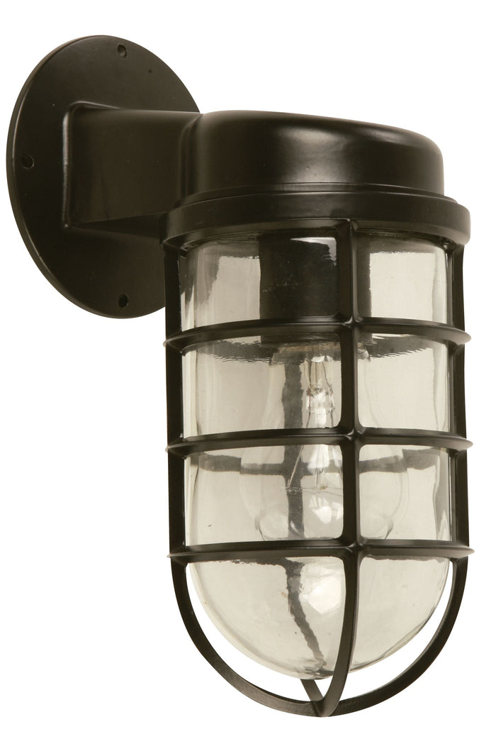 #05312 Outdoor Wall Light in Sand Black