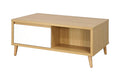 #0C126C8 Coffee Table in Creamy White/Montmartre Oak