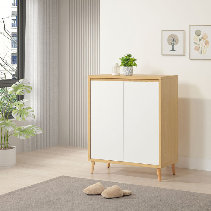 #0D156C8 Cabinet in Creamy White/Montmartre  Oak