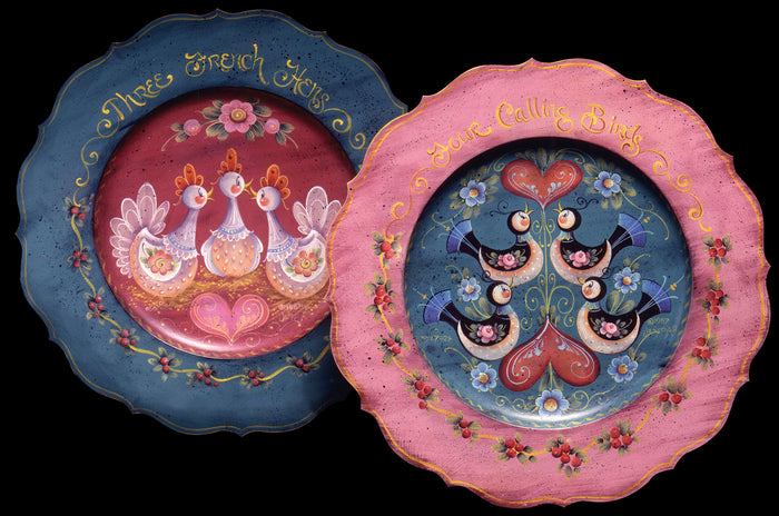 12 Days of Christmas - Day 3 and 4 Ornaments - JS014
