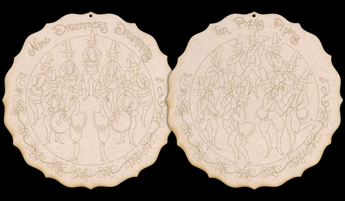 12 Days of Christmas - Day 9 and 10 Ornaments - JS017