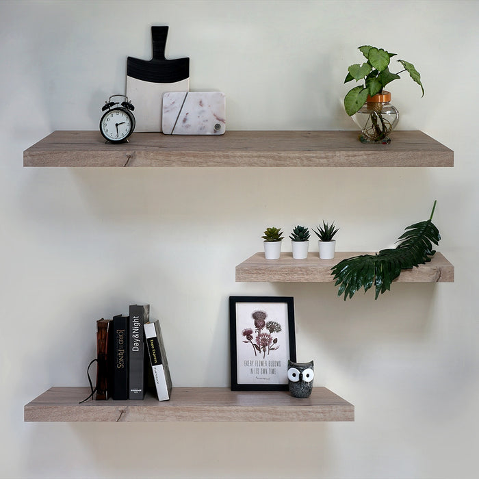 #14232GF 48" Wall Shelf in White Oak