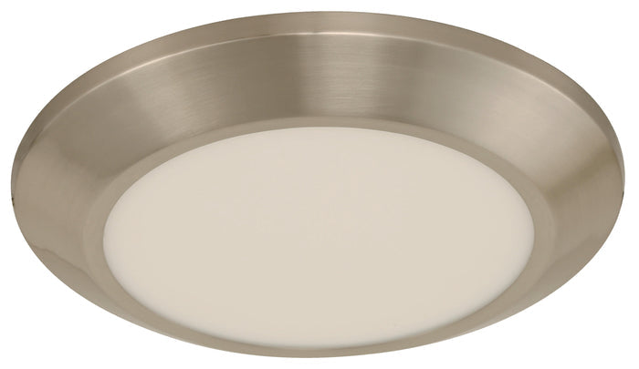 18W LED Ceiling Light in Satin Nickel