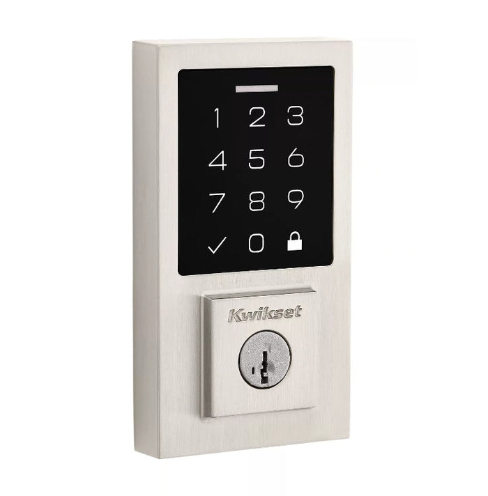 270 Contemporary Smart Lock Touchscreen in Satin Nickel