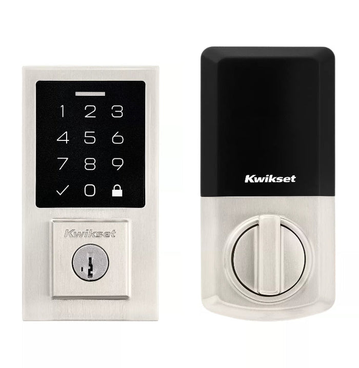 270 Contemporary Smart Lock Touchscreen in Satin Nickel