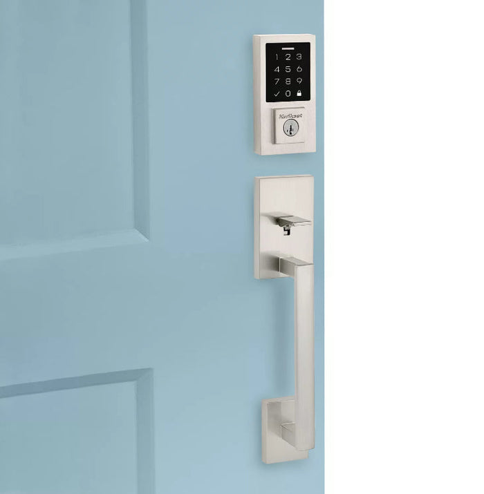 270 Contemporary Smart Lock Touchscreen in Satin Nickel