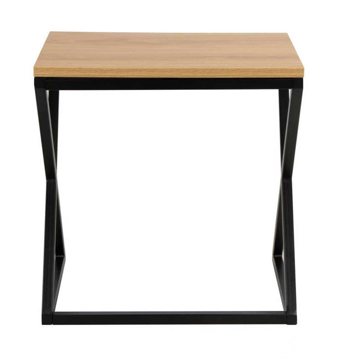 3pc Side Table Set in Oak