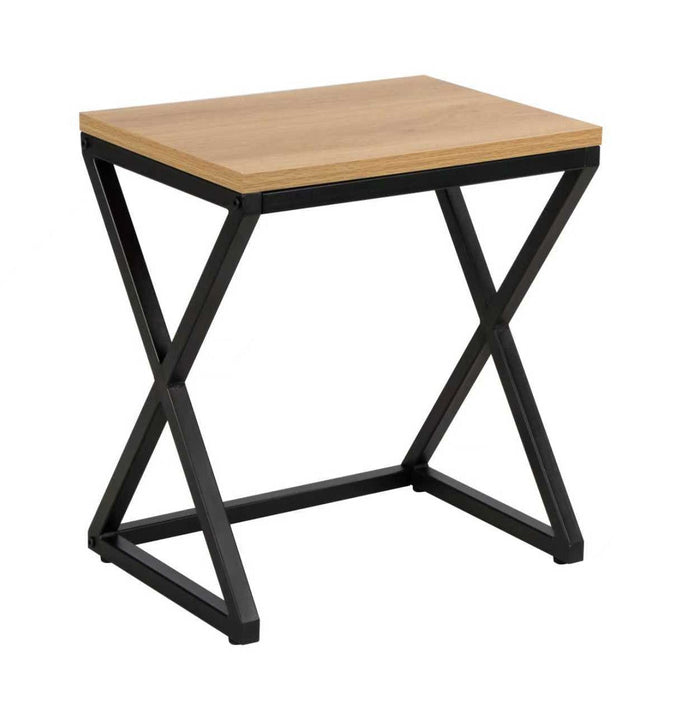 3pc Side Table Set in Oak