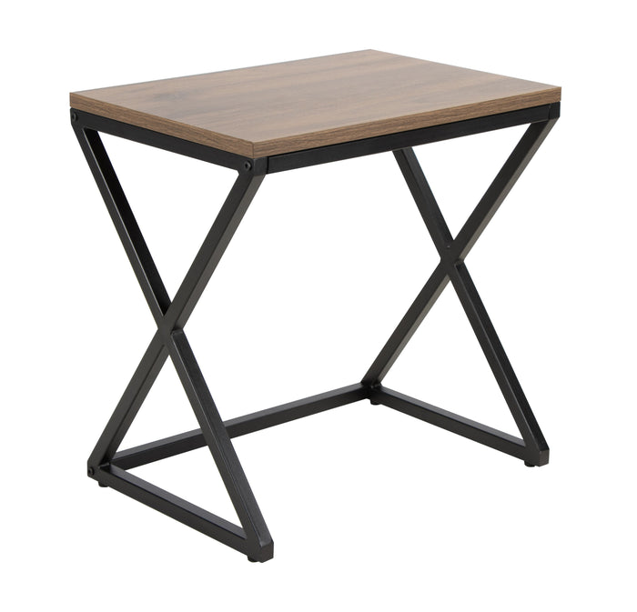 3pc Side Table Set in Walnut
