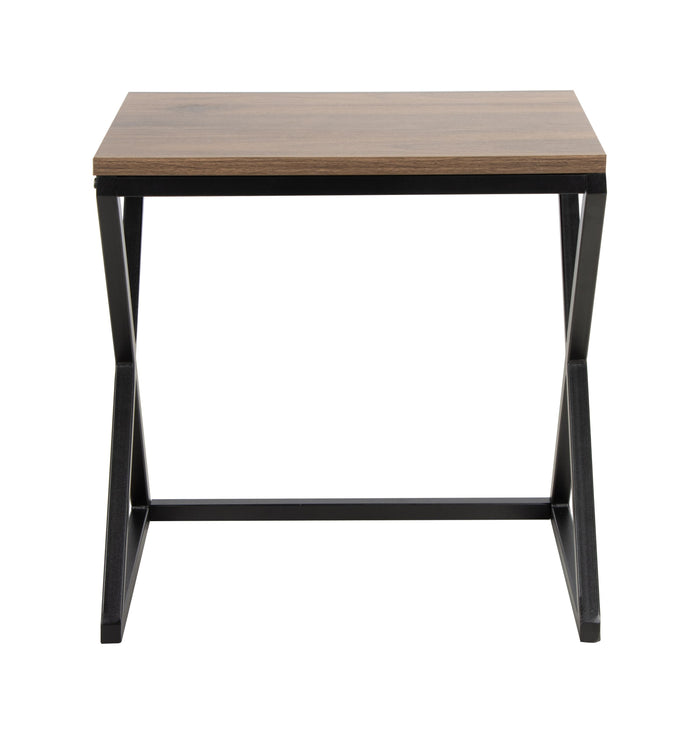 3pc Side Table Set in Walnut