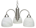 #4132S 3 Light Hanging Light in Satin Nickel