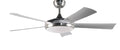 52" Ceiling Fan in Satin Nickel
