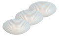 6301 3pk Ceiling Light in Glass