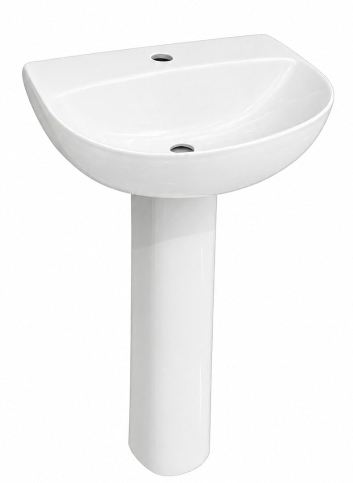 #73110 Manantial Pedestal Set in White