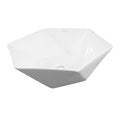 8451A-LRG Octagonal Countertop Art Basin in White