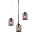8758 3 Light Pendant Light in Black