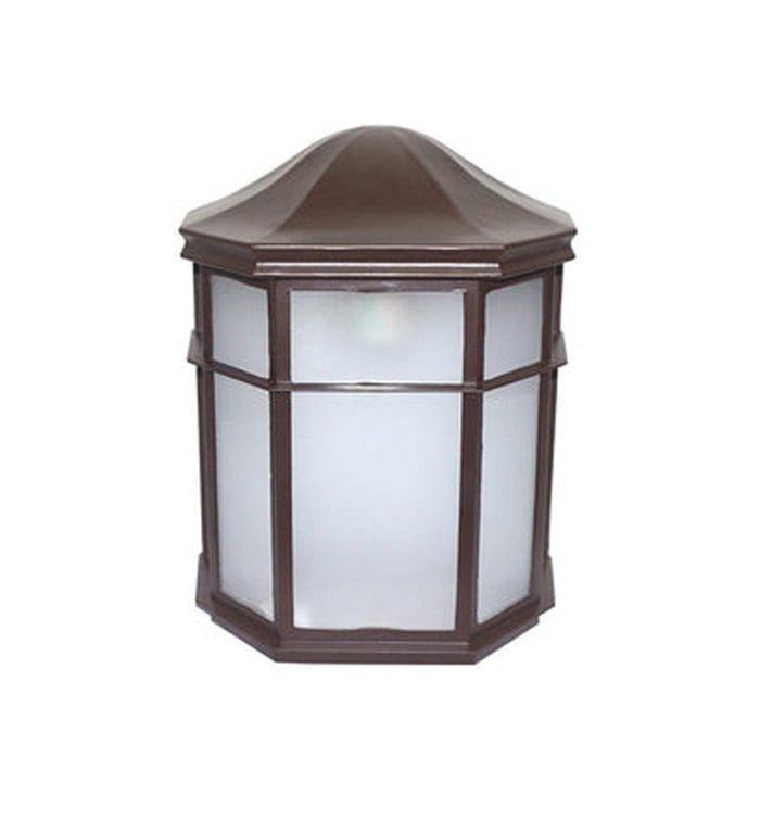 #8874 Outdoor Wall Light in Coffee