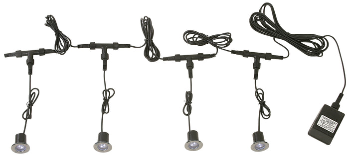 9299 LED Mini Deck Light in Black