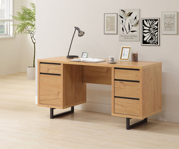 94GD Desk in Natural Oak