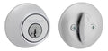 #96600-748 Single Cylinder Deadbolt Lock in Satin Chrome
