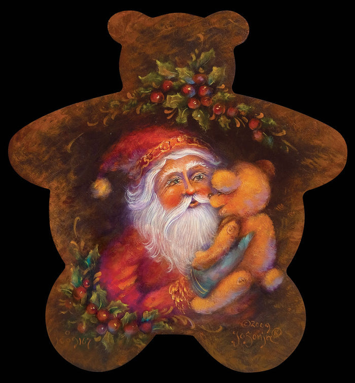A Bear Hug for Santa Ornament - JS024