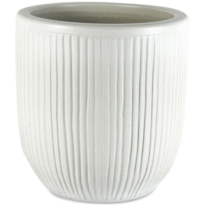 #A52000471 Ceramic Pot in White