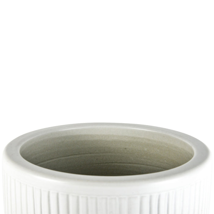 #A52000471 Ceramic Pot in White