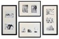 #A58000354 4pc Wall Art Set