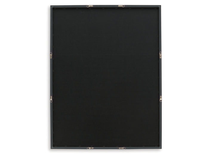 Aldricton Wall Art in Brown/White
