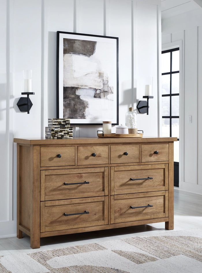 Aldricton Wall Art in Brown/White