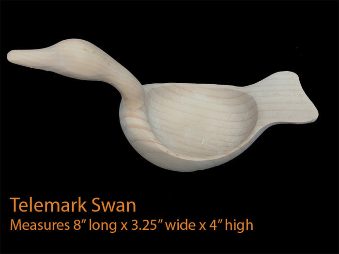 Unpainted Telemark Swan Bowl