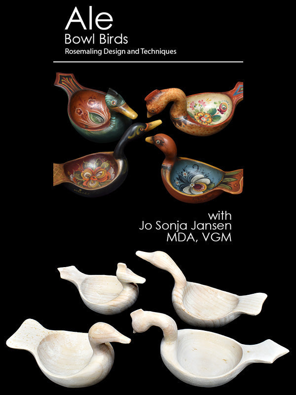Ale Bowl Birds - Rosemaling Design & Techniques - Online Class