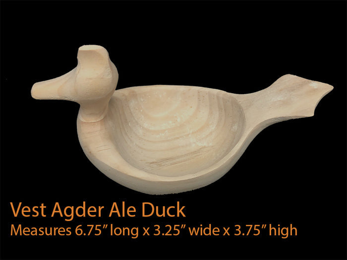 Unpainted Vest Agder Duck Bowl
