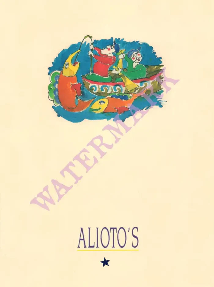 Alioto’s San Francisco 1990s - Posters Prints & Visual Artwork