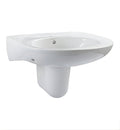 AMS Ampliux Wall-Hung Basin in White